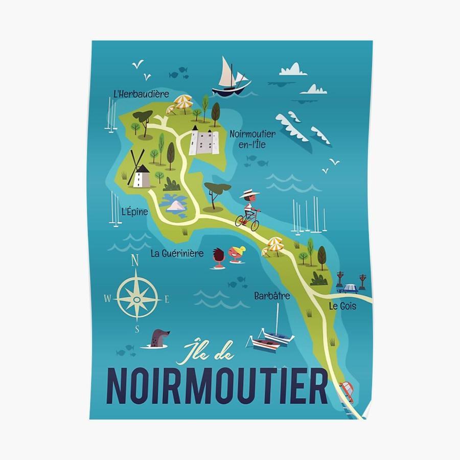 Maison Bord De Mer A Noirmoutier Barbatre Экстерьер фото